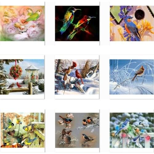 Diamond painting,5d diy, kit, full, birds, cross stitch,square,diamond mosaic,diamond embroidery NEW