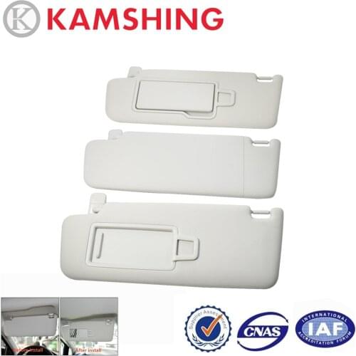 CAPQX 1PCS For VW Jetta Santana 13-17 Car Inner Sun Visor Sunshield Front Sunshade Antidazzle Visor With Mirror Sunvisor Assy