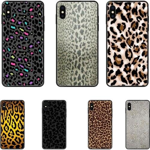 Gold Yellow Pastel Leopard Black Soft TPU Print Cover Case Latest For Huawei Honor Mate Play V10 View 10 20 20X 30 Lite Pro Y3