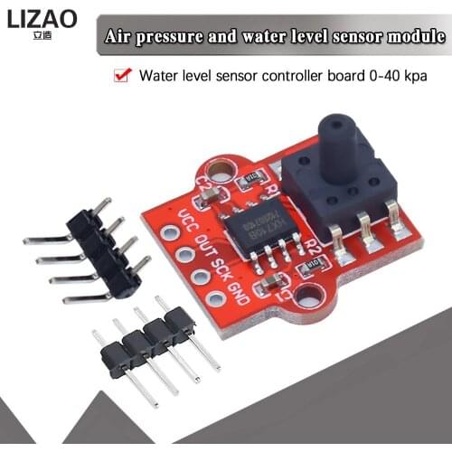 3.3V-5V Digital Barometric Pressure Sensor Module Liquid Water Level Controller Board 0-40KPa for Arduino DIY
