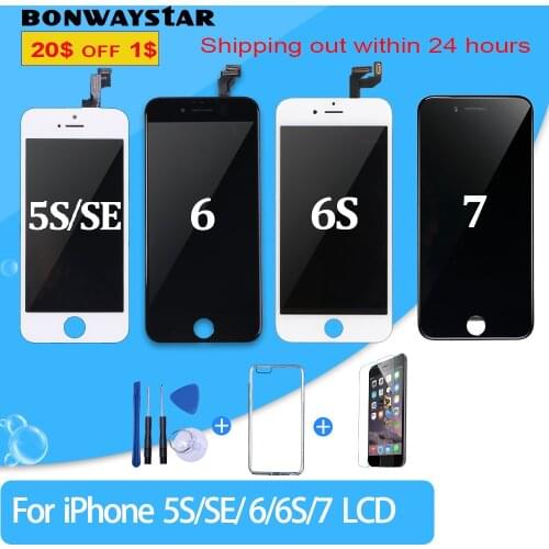 AAA+++ LCD Display For iPhone 6 6S 7 8 X display ouch Screen replacement Digitizer Assembly for iPhone 5 5S SE 6 6S 7 LCD Screen