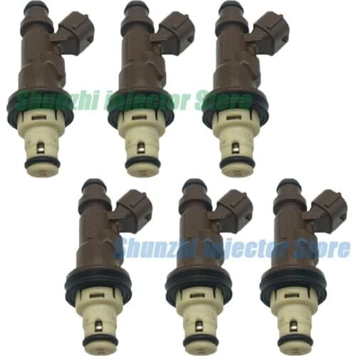 6PCS Fuel Injector Nozzle For Toyota 4Runner Tacoma Tundra 3.4L V6 23250-62040 23209-62040 2325062040 2320962040 23250 62040