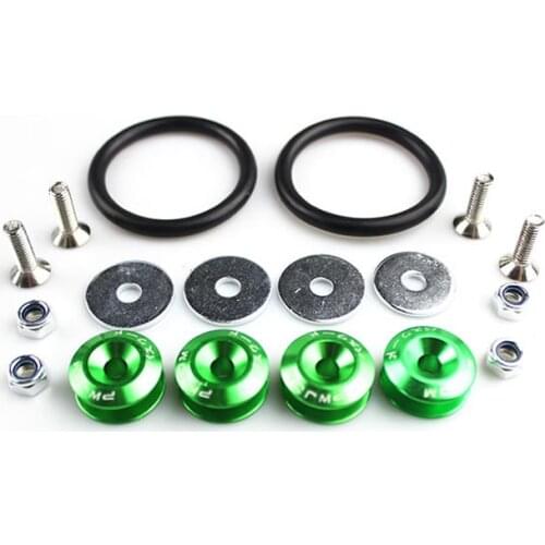 JDM Style Aluminum Bumper Quick Release Fasteners Fender Washers For Honda Civic Integra And Universal Car QRF002
