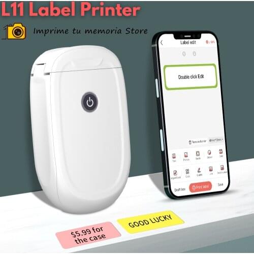 NIIMBOT L11 Wireless Portable Pocket Label Printer Bluetooth Thermal Label Printer Fast Printing Use For Home Comercial Kitchen