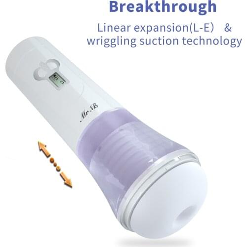 B10 WarWolf Airplane Cup Automatic Peristaltic Retractable Male Masturbator Adult Erotic Products sex toys for men