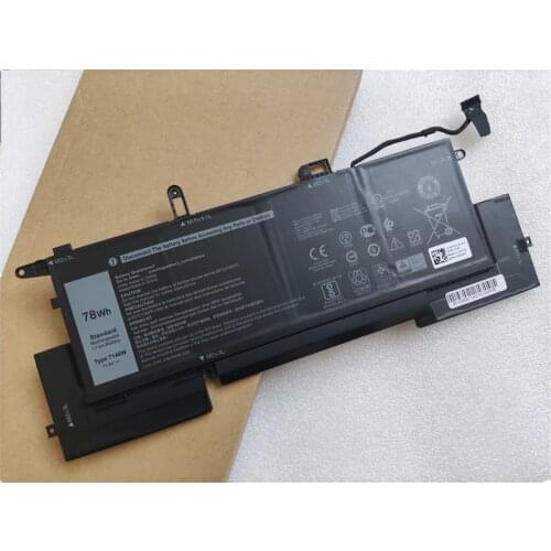 Original 7146W 0C76H7 NF2MW 85XM8 085XM8 CN-085XM8 Laptop Battery 7.6V 52Wh 11.4V 78Wh For DELL Latitude 7400 7270 E7260