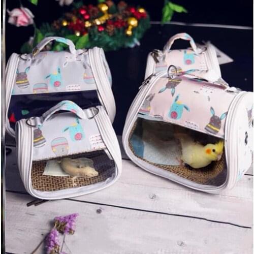 Pet Bird Carrier Lightweight Parrot Cage Portable Sugar Glider Backpack Lizard Bag Hamster Nest for Small Animals Pet Supplies