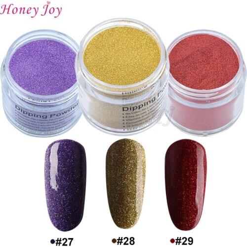 3pcs 28g/Box Multi Colorful Dipping Powder Without Lamp Cure Nails Dip Powder Summer Gel Nail Color Powder Natural Dry