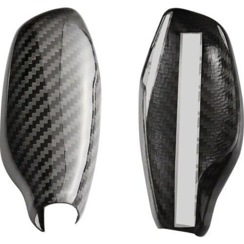 Real carbon for BMW 5 6 7 Series GT G32 G30 G11 G12 X3 X4 G01 G02 2016-2019 LHD Gear Shift Knob Head Cover Trim Accessories