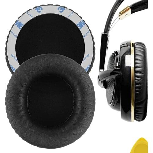 QuickFit Protein Leather Replacement Ear Pads for SteelSeries Siberia V1, Siberia V2, Siberia V3 Prism Gaming Headphones Earpads