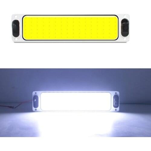 DC12V 24V 36V Super bright COB 96 SMD Light Panel Board Car Truck SUV Steamer Auto Interior Dome Reading Map Lamp 1100LM White