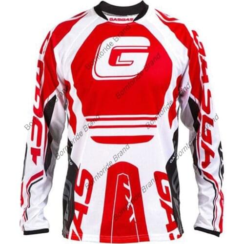 2022 Motocross MTB Jersey Bike Wear Long Sleeve DH Jersey Riding Spexcel Cycling Clothing Quick dry Maillot Ciclismo Hombre