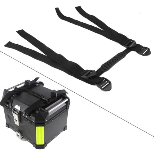 Universal Motorcycle Accessories Rear Luggage trunk box handle Strap Side Saddle bags Top Tool Box Case Bandage Rope Adjustable