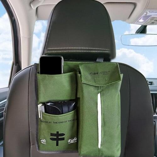 Universal Waterproof Car Back Seat Organizer Storage Bag Multi Pocket Hanging Pouch Assorted 30cm x 27cm Car Auto Accessories