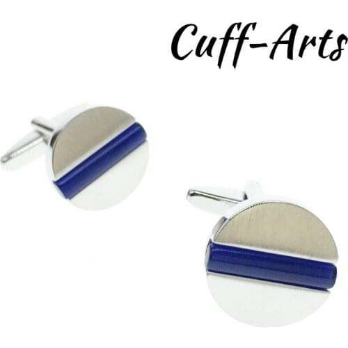 Cuffarts Cufflinks Round 2018 Fashion Men Cuff Links Jewelly Luxury Shirt Cufflinks Brand Cuff Button For Men C20114