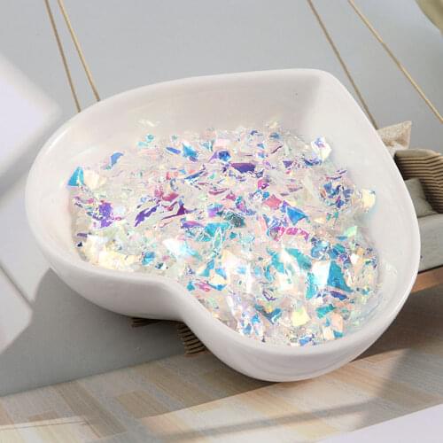 10g Irregular Shell Paper Sequin DIY Nail Flakes Colorful Paillette Glitter Nail Art Sequins 3D Nail Art Decoration Resin Filler