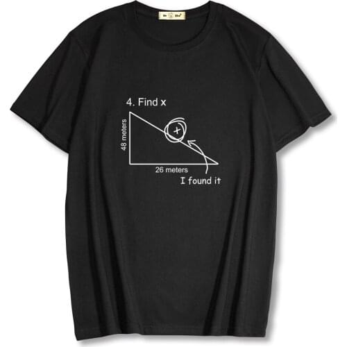 100% Cotton short sleeve math printing Mens t-shirt Men Women Summer casual Plus Size Streetwear tshirt tops tee