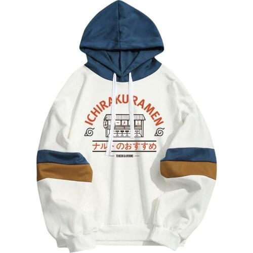 2021 Spring Summer Ichiraku Ramen Hoodies Sweatshirt Harajuku Autumn Winter Anime Streetwear Harajuku Pullover Clothes
