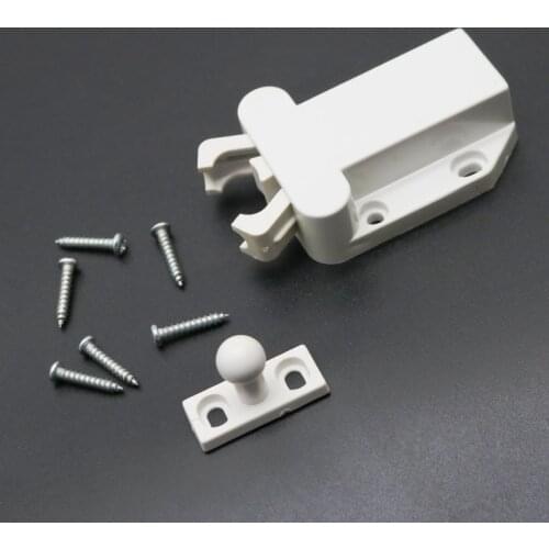 4/8 Pieces Push Open Catch Door Latch Kitchen Cabinet Touch Release Drawer Cupboard Lock Latches Bolts