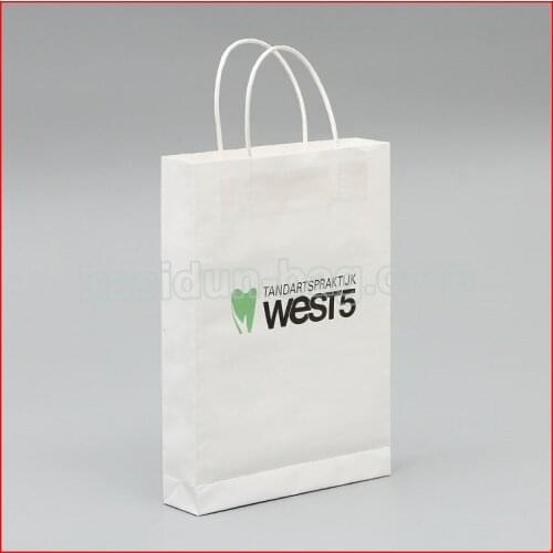 500pcs/lot) custom logo shopping bag paper
