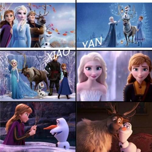 Disney Diamond Painting Frozen Elsa Anna Diamond Inlaid Diamond Mosaic Diamond Embroidery Cross Stitch Kits Home Decor