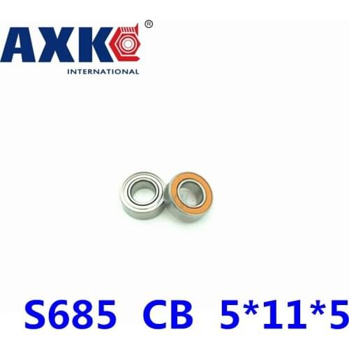Axk 5x11x5 S685 Zz Cb Abec7 5x11x5mm Stainless Steel Hybrid Ceramic Ball Bearing