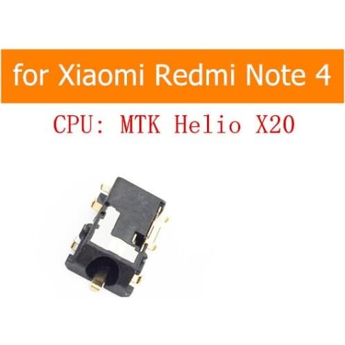 For Xiaomi Redmi Note 4 MTK Earpiece Audio Headphone Jack Model Earphone Jack Flex Cable Redmi Note4 MTK Replacement Repair Part