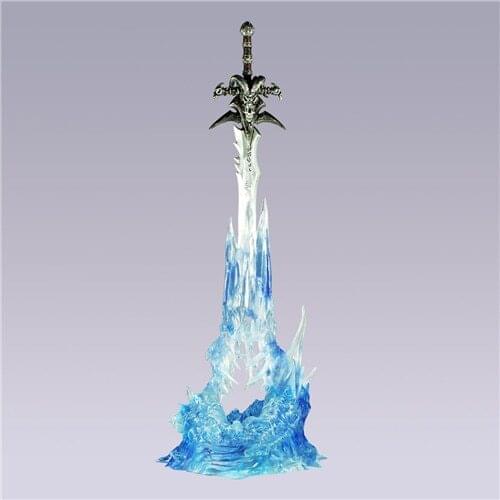 Wow Arthas Menethils Weapon Frostmourne Sword with LED Lighting Figma Starz PVC Action Figure Toy