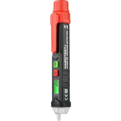 Habotest 1000V AC Voltage Detectors Non Contact Tester Pen Tester Meter Volt Electric Test Pencil LCD Alarm Electrician Tools