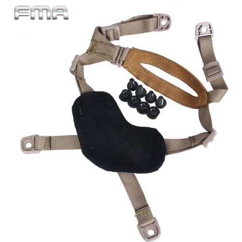 Tactical Helmet General Suspension X-Nape Adjustable Strap Helmet Accessory for Hunting Shooting Climbing Military Paintball