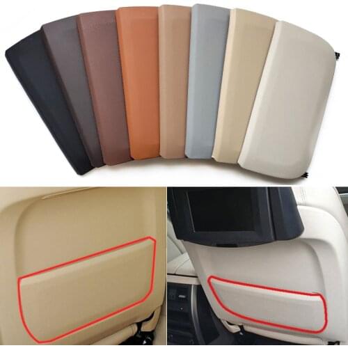 Interior Car Seat Backrest Leather Storage Cover Trim For BMW 5 7 GT Series F10 F11 F18 F07 F01 F02 520 523 525 530 730