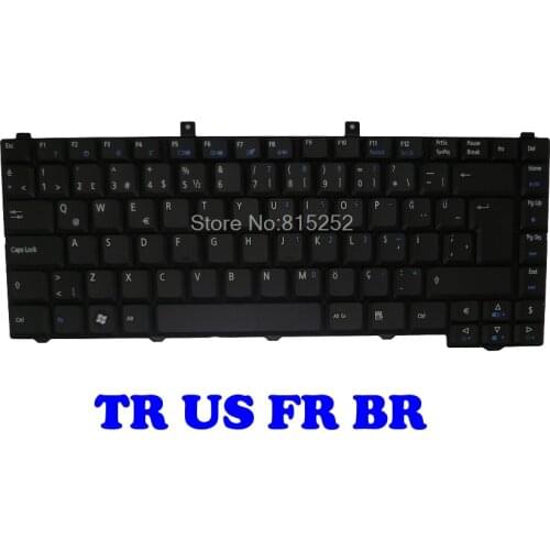 Laptop Keyboard For Acer For Aspire 5000 5020 5040 5050 5051 5052 5540 5551 5560 5570 5572 France FR Turkey TR English US New