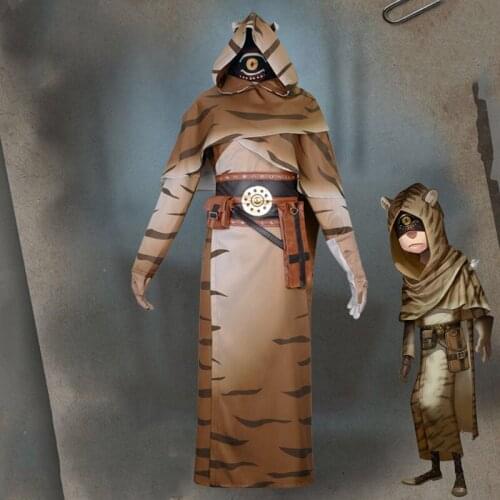 Game Identity V Cosplay Costumes Survivor Seer Eli Clark Cosplay Costume Longing Tiger Skin Uniforms Clothes Suits Sets Long hot