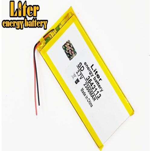 3543113 3.7V 2300mah Lithium polymer Battery with Protection Board For PDA Tablet PCs Digital Products