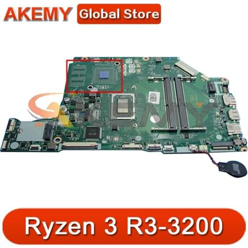 FOR Acer Aspire A515 A515-43 Laptop Motherboard LA-H801P NBHF911001 Mainboard With Ryzen 3 R3-3200 CPU DDR4 100% Fully Tested