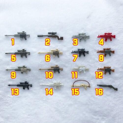 Mega Blocks Consturx Call of Duty Assult Rifle Weapons Shot Gun Unsc Spartan Tropper Detachable Collectible Accessory Toys