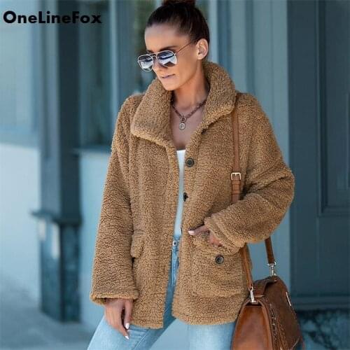 Женские куртки оверсайз ONE LINE FOX China At AliExpress