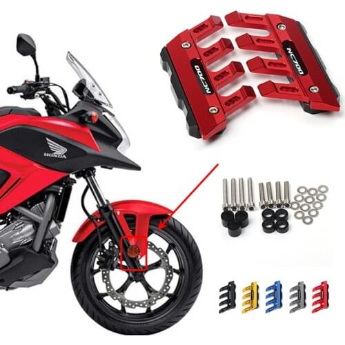 Motorcycle Front Fender Side Protection Guard Mudguard Sliders For HONDA NC700X NC700S NC700 NC 700X 700S Accessories universal