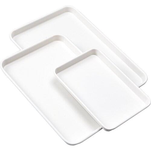 Rectangular Multi-functional Baking Plate 15 / 13 / 9.5 Inch Baking Plate with Carbon Steel Thickened Cookie Cake Mold