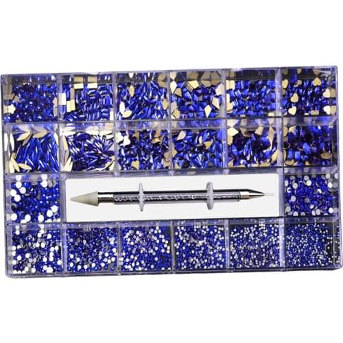 Mixed Nail Art Rhinestones Gems Diamonds Shoes Jewelry Bag Making Nail Decor