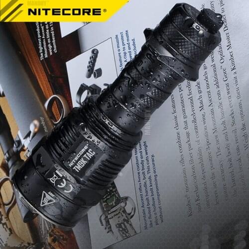 NITECORE Super Bright Torch Spotlight TM9K Rechargeable 9x CREE XP-L HD V6 LED Flashlight 9500 LMs build in 5000mAh Battery Pack