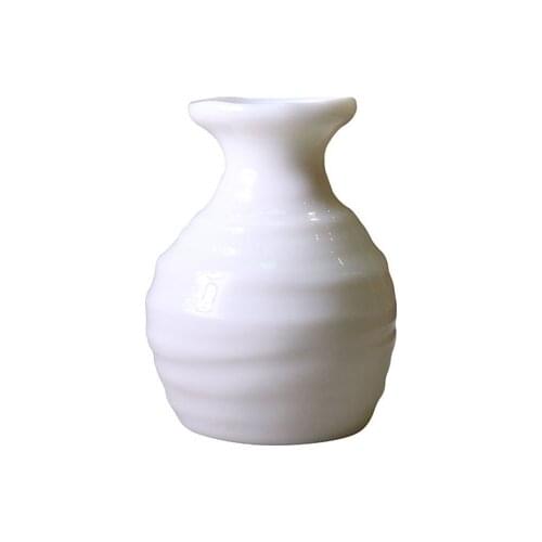 High-grade White porcelain Vase Dehua Ivory White Small Vase Ceramic Ornaments Tea Ceremony Tabletop Decoration