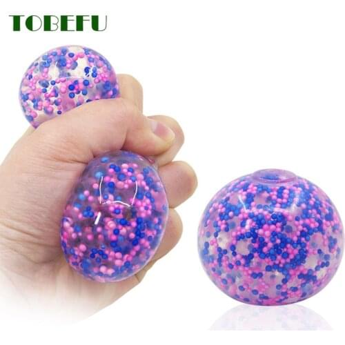 TOBEFU 1/2/3 Pcs Fidget Globblest Fun Dna Stress Reliever Exercise Hand Ball Toys Sports for Kids Adults Children Cadeau