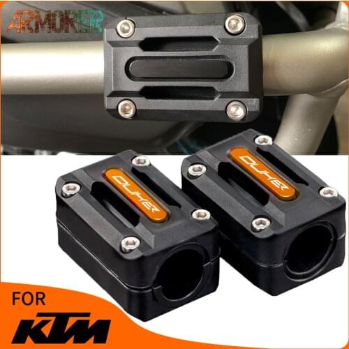 Motorcycle CNC Accessories For KTM 690 duke r 1290 super duke r SDR Engine Guard Bumper Protection Decorative Block Crash Bar