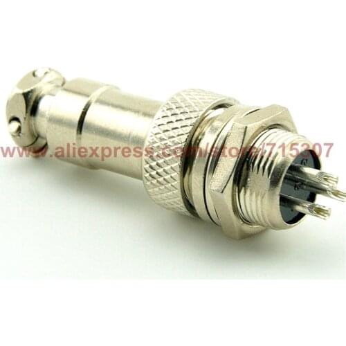 Aviation connector 12mm Aviation plug 3PIN male and female aviation connector plug + jack 3P total 2pairs(male+female each 2pcs)