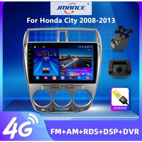 JMANCE Android 10 carplay 4G wifi DSP Car Radio Multimedia For Honda Civic 2008-2013 Navigation GPS no 2 din dvd