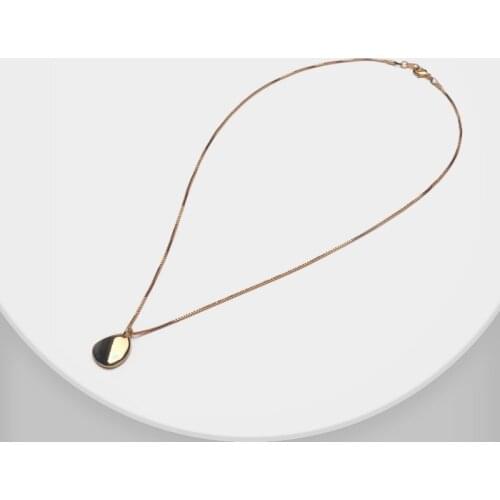 Amorita boutique Irregular pendant simple fine chain necklace