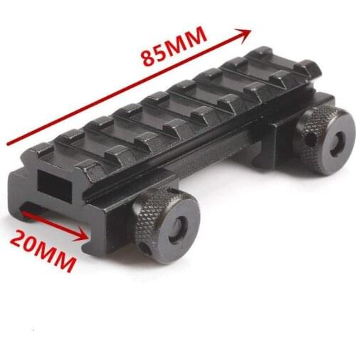 For hunting Picatinny rail scope mount heightening Bridge 20 mm Foldback Clip bracket clamp hunting accessories