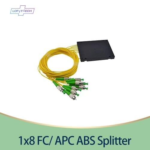 FC/ APC 1x8 PLC Fiber Optic Splitter,Cassett Fiber Optical Splitter or ABS PLC Splitter,Single Mode ,Soudeuse Fiber Optique