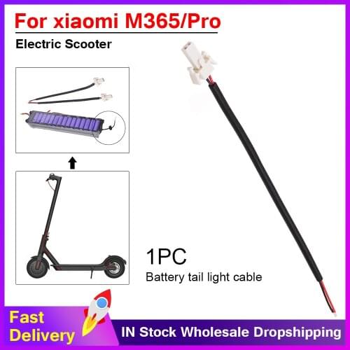 Battery Taillight Cable Intelligent Electric Scooter LED Taillight Cable Replacement Accessorie for Xiaomi M365 / pro for mi